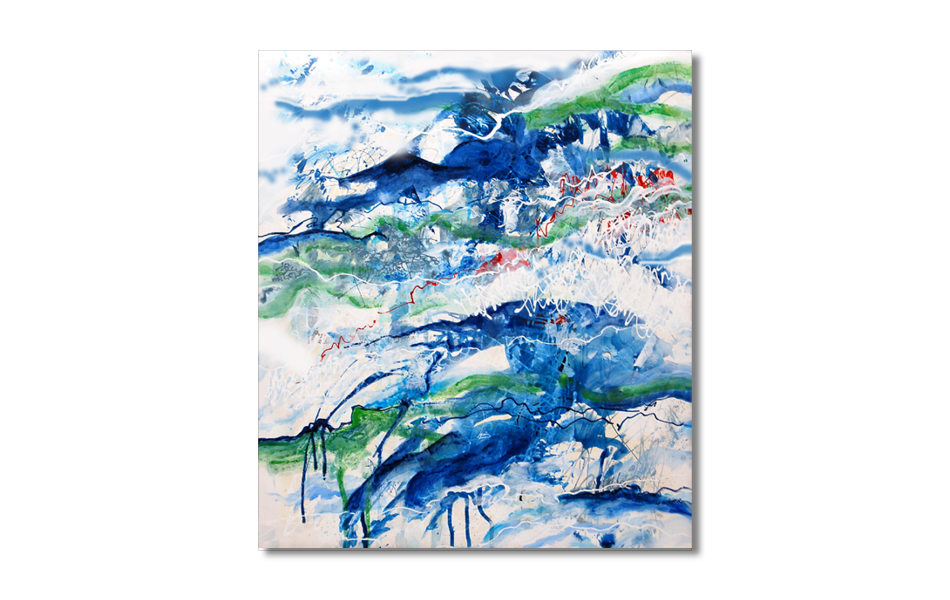 "Wasser" | Acryl auf Leinwand | 115 x 100 cm